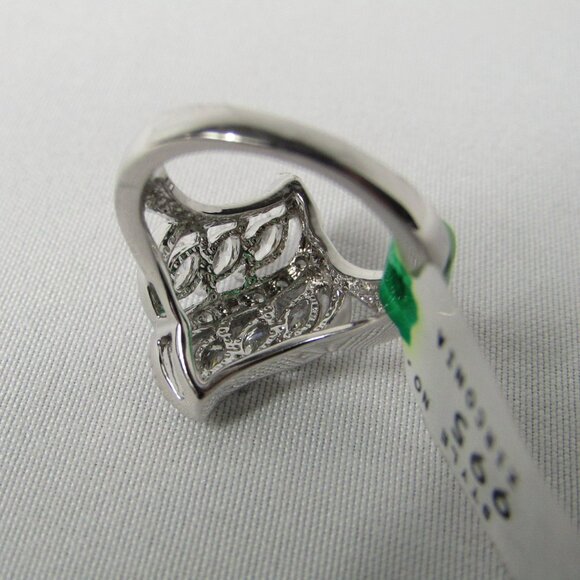 Cubic Zirconia | Stainless Steel | Ring | Size 5 | Women's - Picture 3 of 4